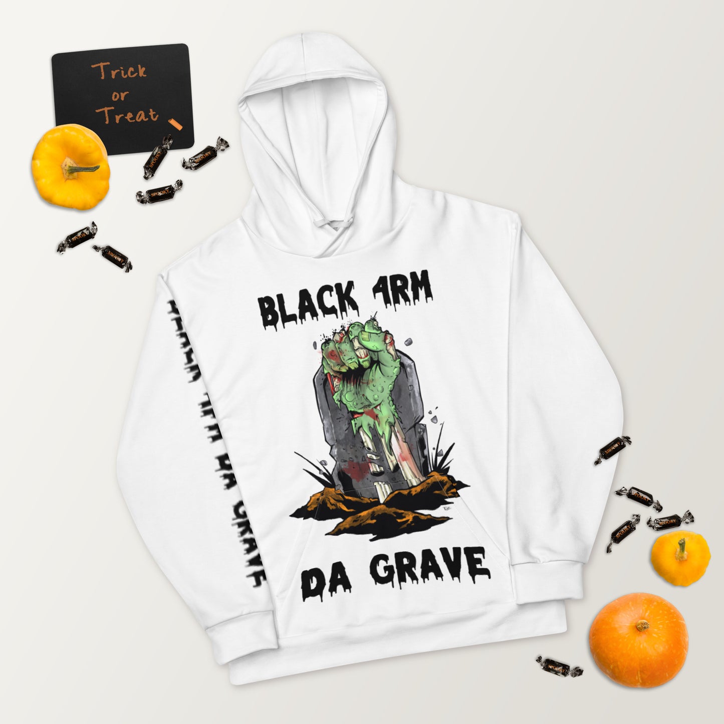 Blk 4fm Da Grave Unisex Hoodie