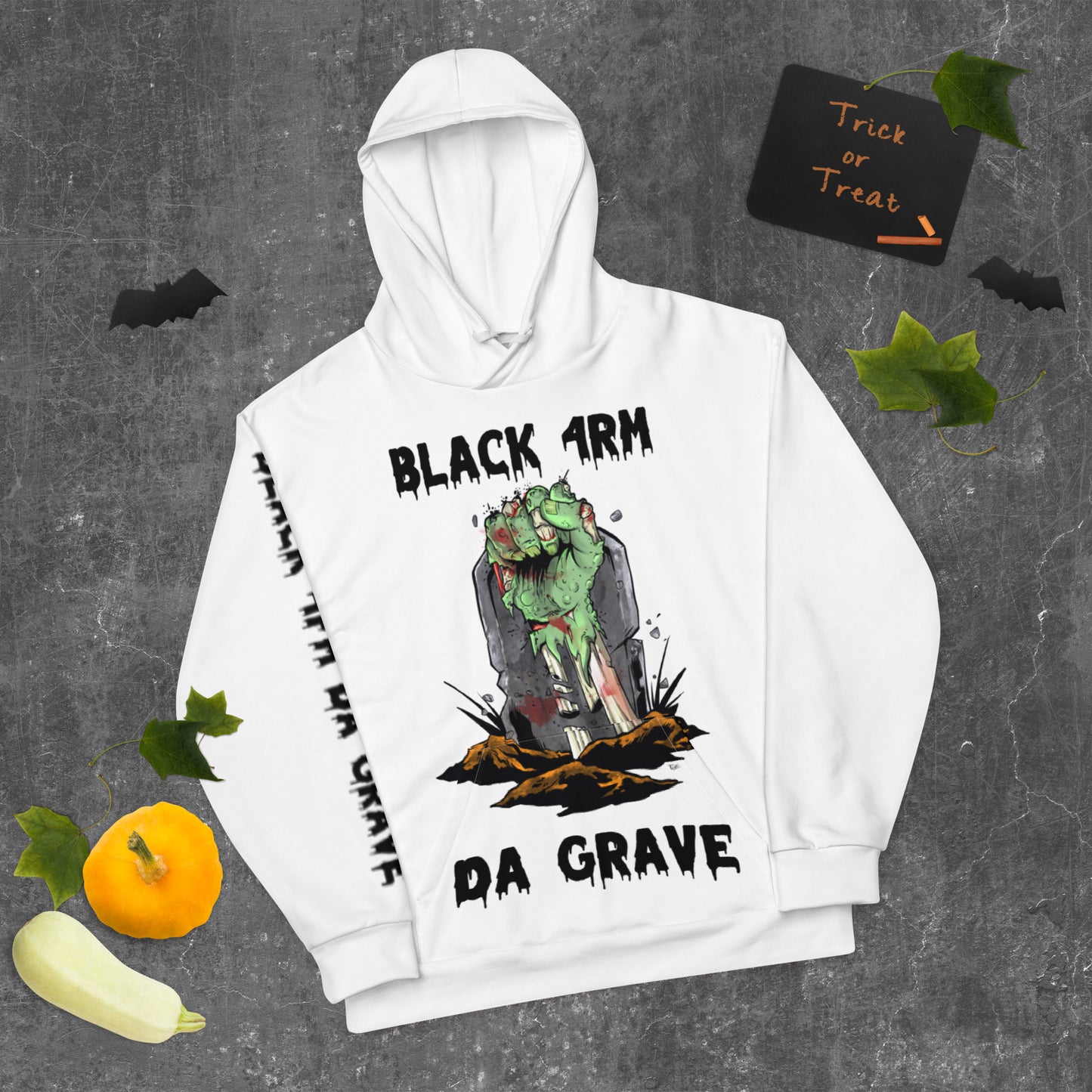 Blk 4fm Da Grave Unisex Hoodie