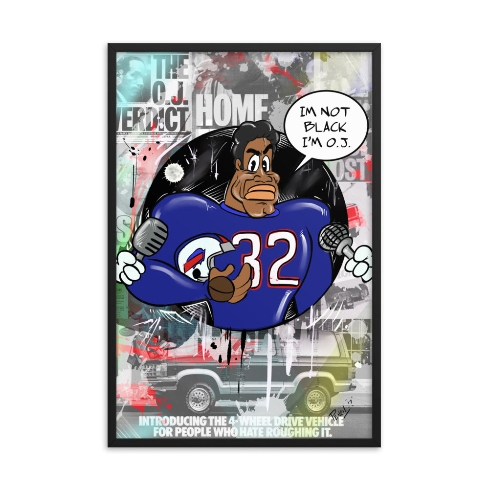 Im not O.J Art series 2 out of 3