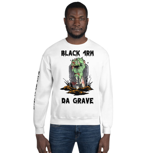 Black 4frm Da Grave Unisex Sweatshirt